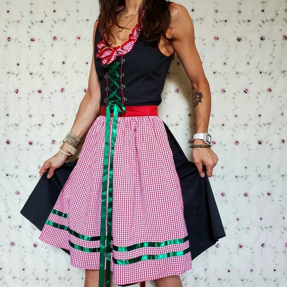 milk maiden dress Clara Milkmaid Mini Dress L main image 1